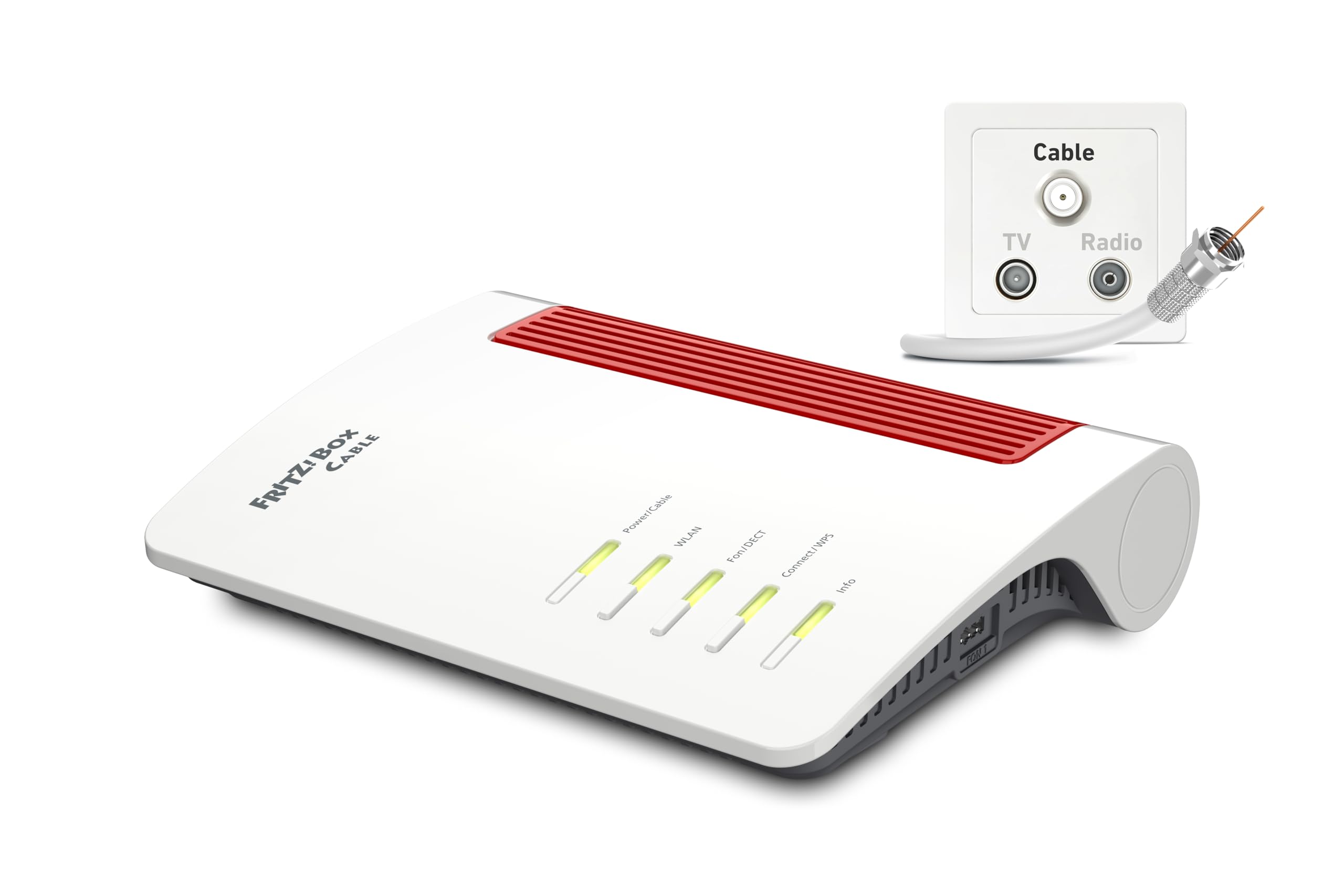 FRITZ!Box 6670 Cable – Wi-Fi 7 Kabelrouter mit DOCSIS 3.1, Zigbee & 2.5-Gbit-LAN